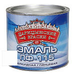 Эмаль белая матовая ПФ 115  1,8 кг