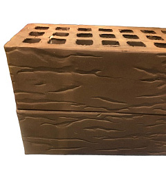 Кирпич керамический пустотелый утолщеный М150 250х120х88мм фактурный лицевой  1,4 НФ Капучино