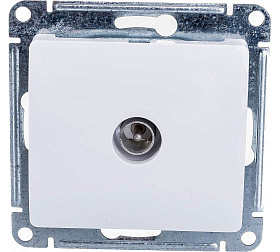 Механизм розетки 1-м СП Glossa TV IDB бел. SchE GSL000193