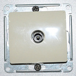 Механизм розетки 1-м СП Glossa TV IDB беж. SchE GSL000291