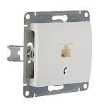 Механизм розетки телеф. 1-м СП Glossa RJ11 бел. SchE GSL000181Т