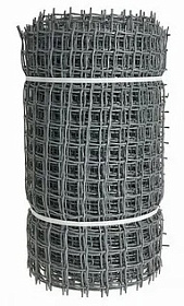 Сетка садовая квадратная 33х33 (0,5х20)  ПРОФИ серая