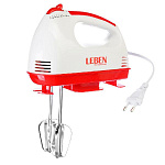 Миксер LEBEN 100Вт, 7 скоростей, 4 насадки