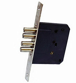 замок Врезной 99 APECS крестообразный, 4 цилиндр. ригеля, 5 ключей