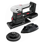 Шлифмашина многофункциональная аккум. P.I.T. PSP20H-187A SOLO (20В, 6000-12000об/мин, 3 подошвы)				