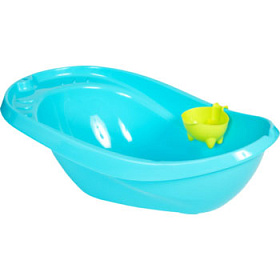 Ванночка детская пласт. Буль-Буль с ковшом (голубая)