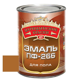 Эмаль д/пола красно-кор. ПФ 266   0,8 кг.