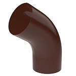 Колено гнутое оцинк. @100 (RAL8017) корич. п/о