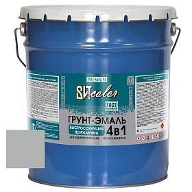 Грунт-эмаль  по ржавчине светло-серая быстросохнущая  ВИТ color 18 кг.