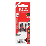 Бита ударная магнитная P.I.T. PZ1x25 мм, IMPACT, торсионная зона, 3 шт. (ASDR01-25PZ1)										