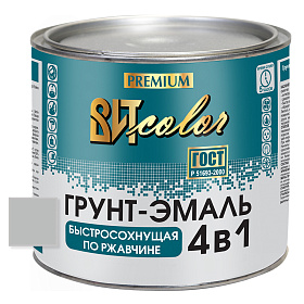 Грунт-эмаль  по ржавчине светло-серая быстросохнущая  ВИТ color  2,5 кг.