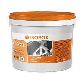 Герметик акриловый пароизоляционный ISOBOX внутренний Б, ведро 7кг     