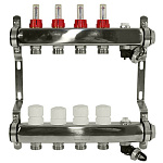 Коллекторная группа VRT@ 1"х3/4" (евроконус) 5 вых, с расходомерами
