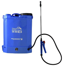 Опрыскиватель ранцевый на аккумуляторной батарее Усадьба ЭО-16л