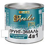 Грунт-эмаль  по ржавчине белая быстросохнущая ВИТ color/ВИТ колор  2,5 кг.