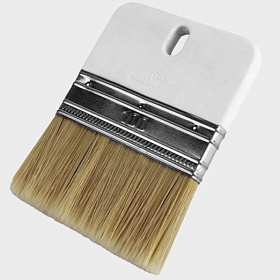 Кисть декоративная DECOR 75мм, серебристый ворс