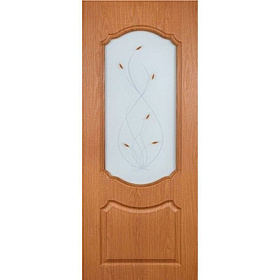 Дверной блок ДО Мечта Миланский Орех 2,1х1,0 (2,0х0,9) ПВХ 3Д с коробкой 