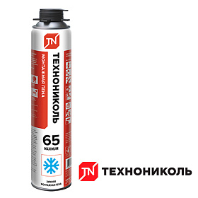 Пена монтажная проф. ТехноНИКОЛЬ 65 MAXIMUM 850мл зимняя