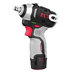 Гайковерт IMPACT аккум. бесщеточный P.I.T. PIW12K-120A/1(12В, 120Нм, 3 ск, кв. 3/8", 1 акб 2Ач, ЗУ)	