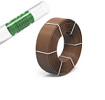 Капельная трубка коричневая стенка 1,2мм, труба-@16 капельница 2л/ч через 20см-100м/бухм