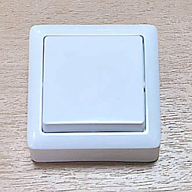 Выключатель 1 кл. белый ОП Хит 6А ВА16-131-б