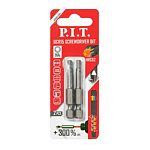 Бита P.I.T. H4x50 мм, сталь GCR15, 2 шт. (ASDR05-50H4)										