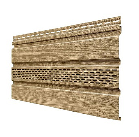 Планка софит Сосна частично перфорированная ТН Фактур, 3м