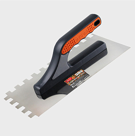 Гладилка DECOR 3К, 480х130мм, нерж., зуб 14х14мм, 0,7мм