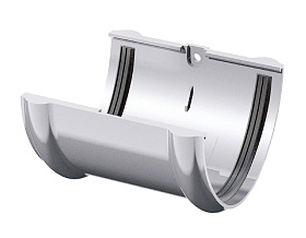 Соединитель желоба ТехноНИКОЛЬ ПВХ, белый