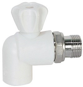 Кран шаровый д/радиаторов (угловой) 20-1/2