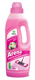 Средство д/пола с полирующим эффектом GRASS ARENA цветущий лотос 1л (кан.)
