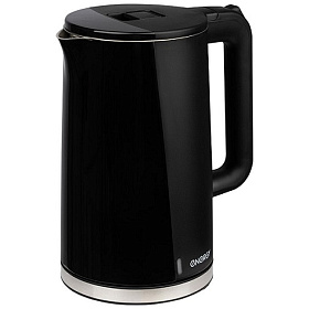 Чайник эл. ENERGY E-208 (1,7л, диск) черный, двойной корпус 