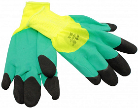 Перчатки зел.-черн.