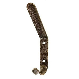 Крючок-вешалка КВ 4/полимер бронза