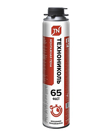 Пена монтажная проф. ТехноНИКОЛЬ 65 FAST 750гр всесезонная    