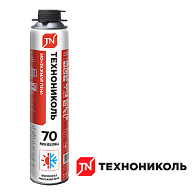 Пена монтажная проф. ТехноНИКОЛЬ 70 PROFESSIONAL 890 мл всесезонная