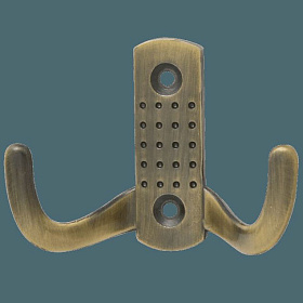 Крючок-вешалка КВ 10/полимер бронза