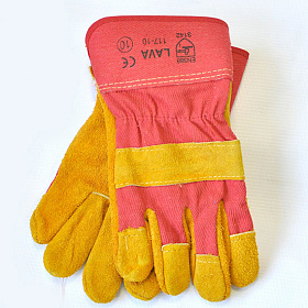 Рукавицы с замшевой накладкой