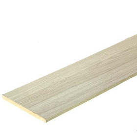 Доборная планка Дуб Беленый 100х10х2070 ПВХ 3Д