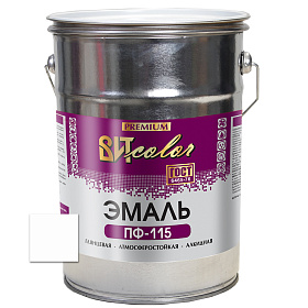 Эмаль белая ПФ 115 ГОСТ ВИТ color/ВИТ колор  5 кг.