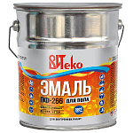Эмаль д/пола желто-кор. ПФ 266 ВИТЕКО   5 кг.