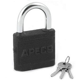 замок Навесной PD 03-50 APECS, английский, 3 ключа, автомат