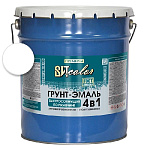 Грунт-эмаль  по ржавчине белая быстросохнущая ВИТ color/ВИТ колор 18 кг.