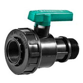 Кран шаровый 1 1/2" г/ш ПЭ 