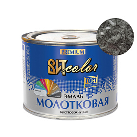 Эмаль с молотковым эффектом  "Темно-серая" 0,4 кг.