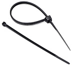 Хомуты нейлоновые 4,8х300 мм. (100шт) для проводов черн.