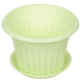 Горшок д/цветов Idea Кэрол 1л 16х11см мятный М3165