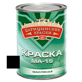 Краска масл. черная МА-15  0,8 кг