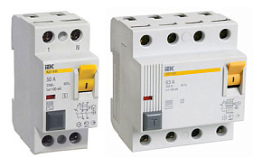 Выключатель автоматический 2 полюс. диф. тока (УЗО) С 40А 30мА 4,5кА ВД1-63 ИЭК