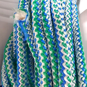 Шнур вязанный 10мм с наполнением 20м (В10)